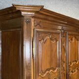 19th century 2-body sideboard in light oak
