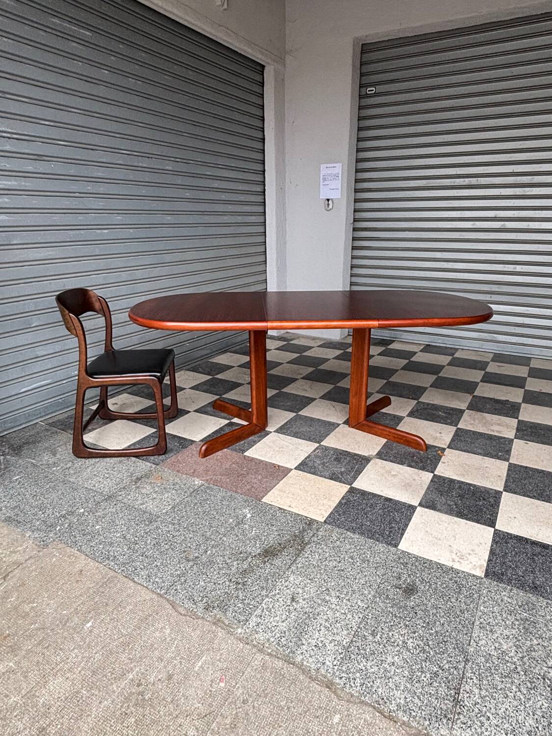 Vintage Scandinavian extendable table