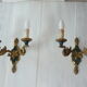 Applique bronze dore de style empire Lucien Gau