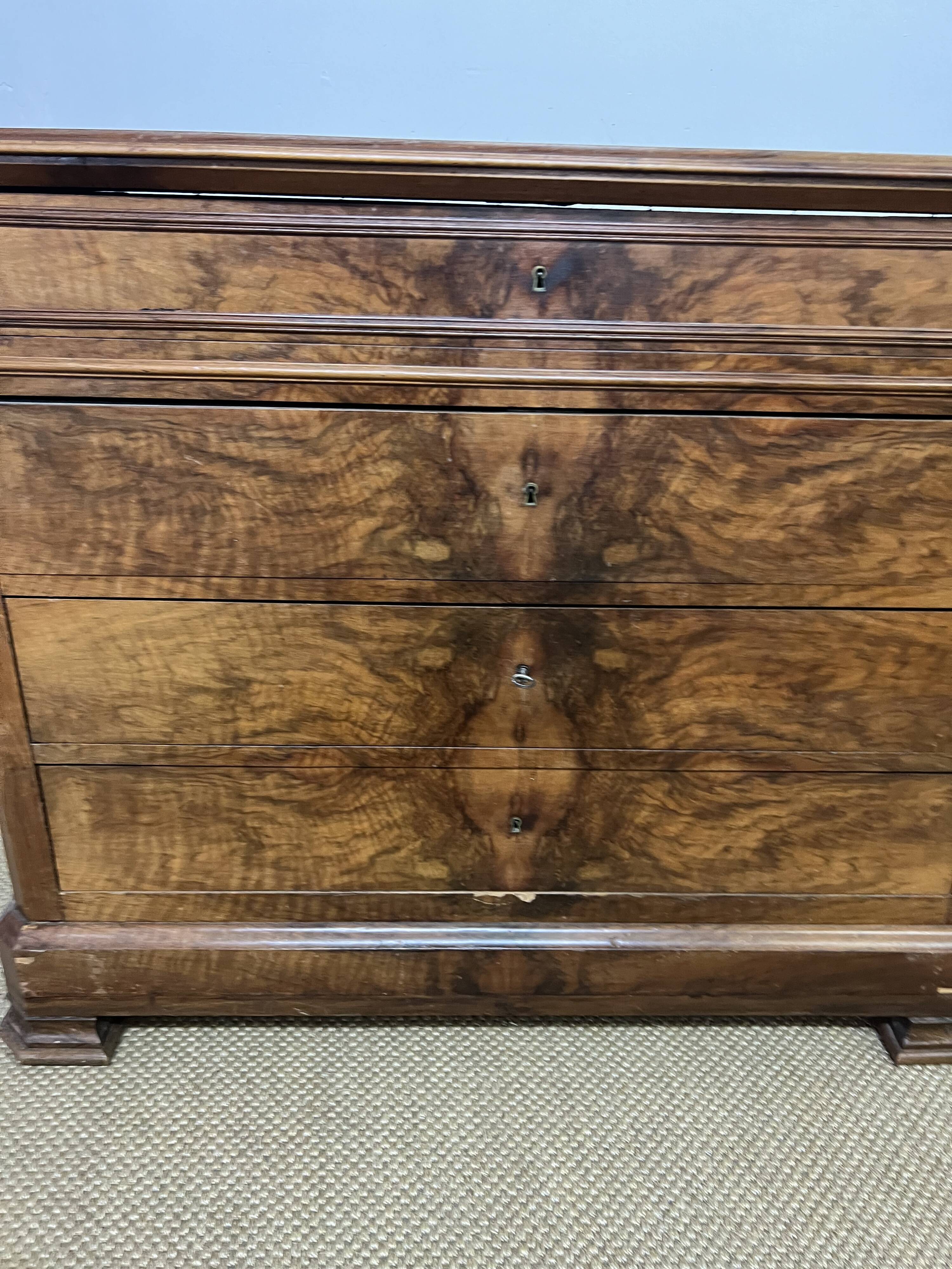 Vintage Louis Phillipe chest of drawers