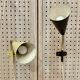 Pair of modular scandinavian design wall lights 1950.