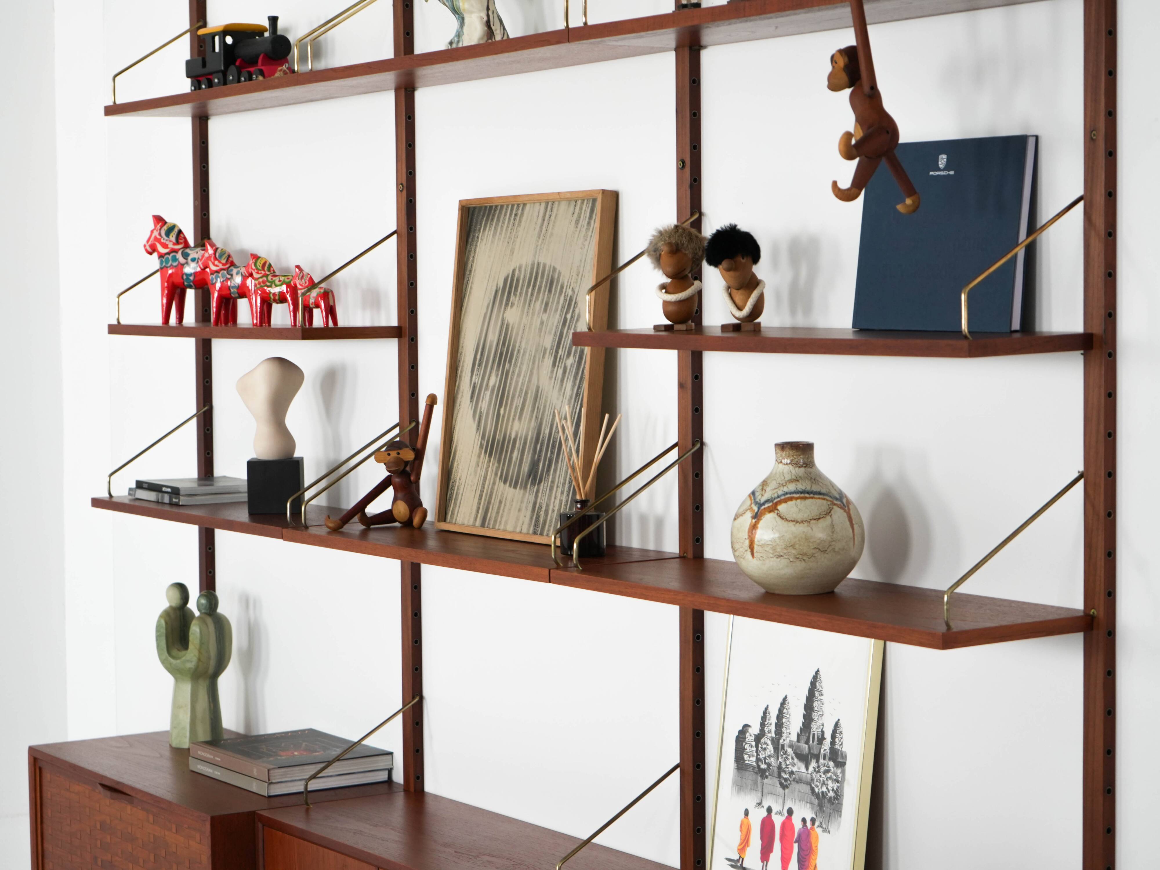Teak shelving unit, Danish design, 1960s, designer: Poul Cadovius