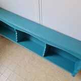 Blue shelf to hang