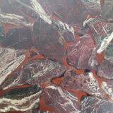 Natural stone and resin coffee table from the 70s