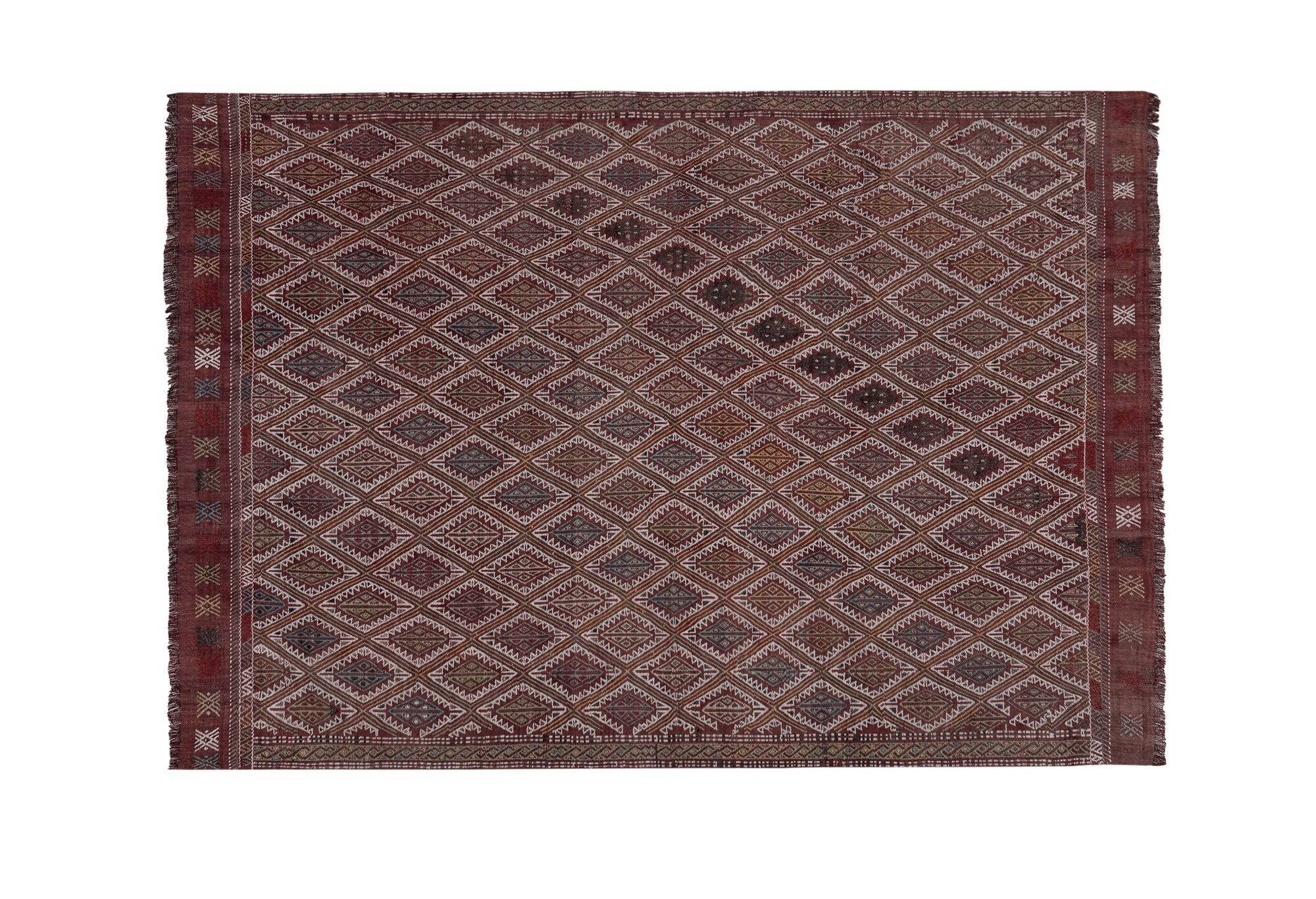 Vintage Turkish rug handmade 147x218 cm