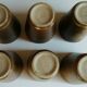 Set de  6 verres en grès vintage Digoin
