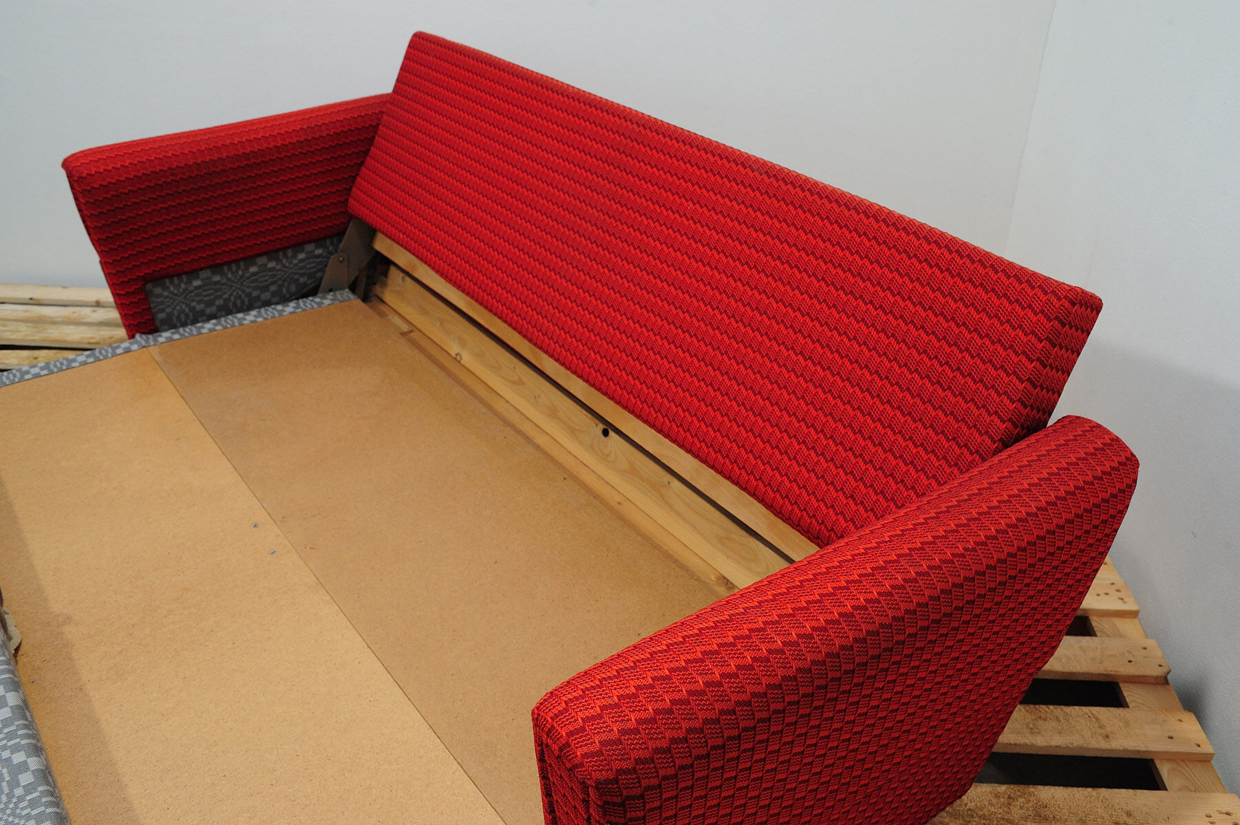 Ensemble de salon vintage bloc de l’Est, Tchécoslovaquie, années 1970