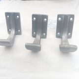 Set of 3 old coat hooks