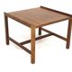 Walnut coffee table, Karl-Erik Ekselius, Sweden, 1960