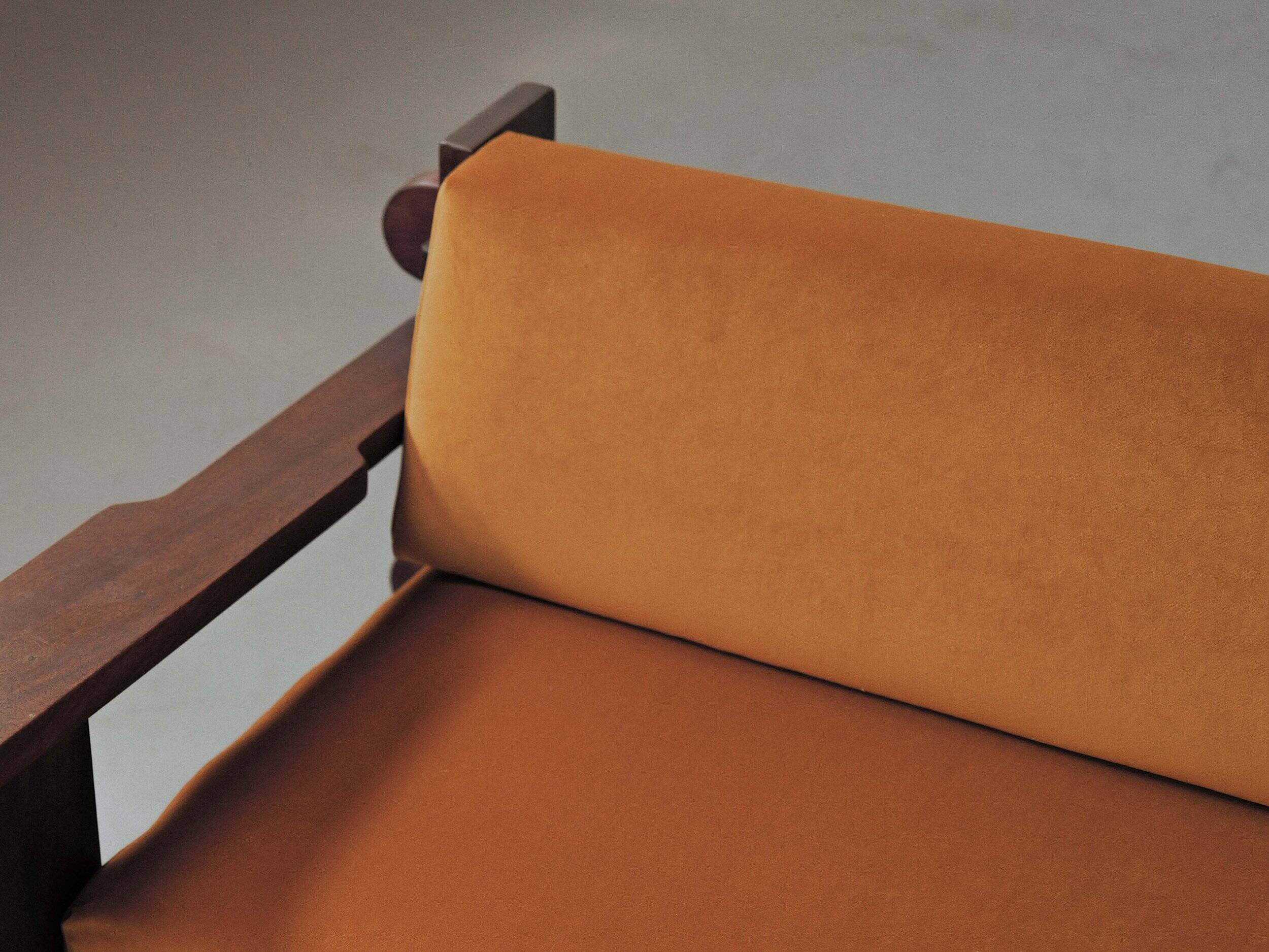 Architect's bench in solid wood, France, circa 1970.