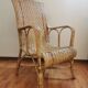Rattan/wicker armchair 30s