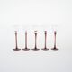 Set of five glasses, Danish design, 1970s, manufactured in Denmark