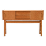 Meuble d'entrée scandinave vintage en teck clair