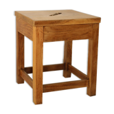 Stool oak rope 50s