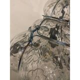 Italian Style Murano Glass Pendant in Transparent