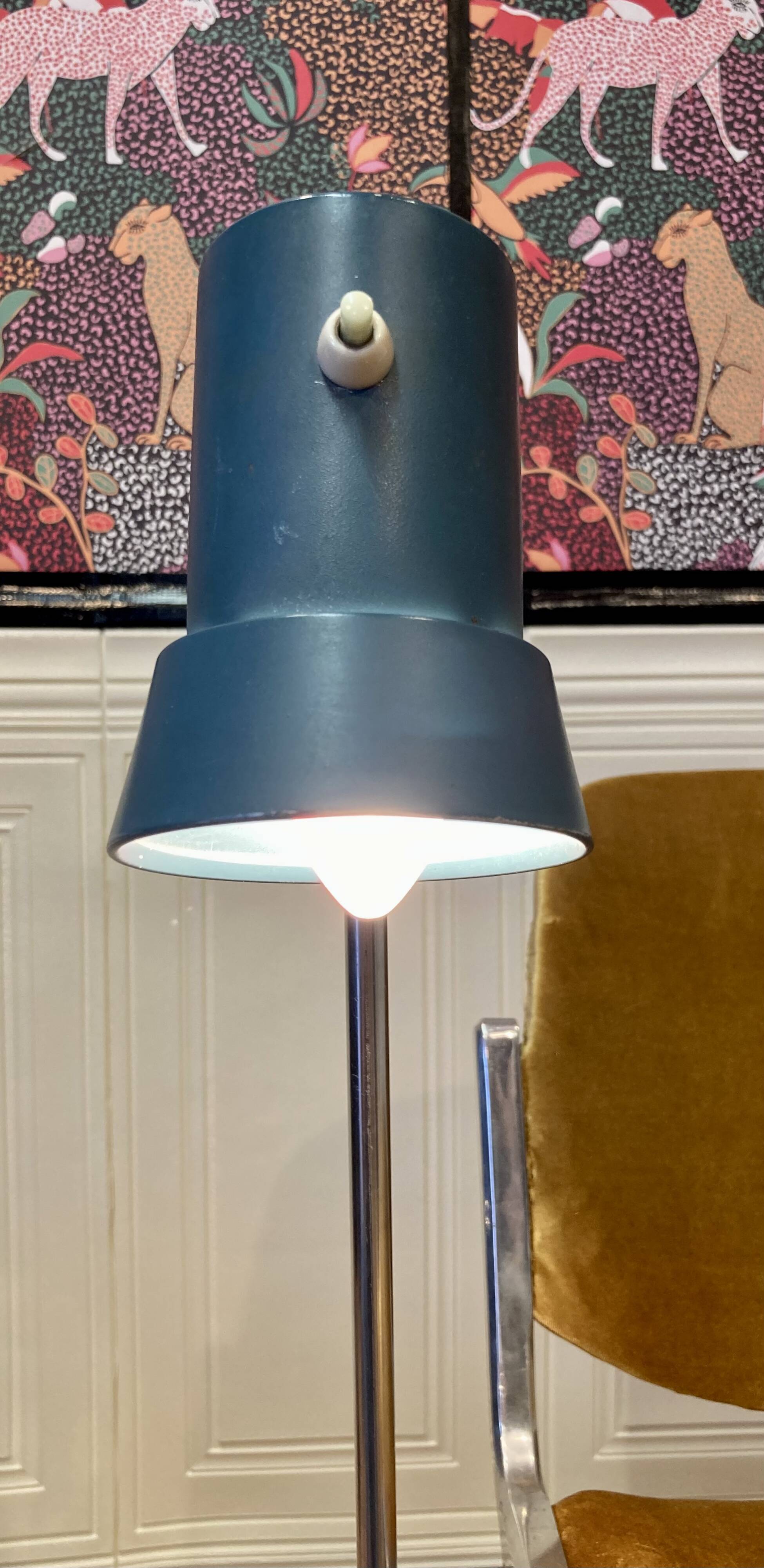 Grande lampe industrielle modulable 1950.