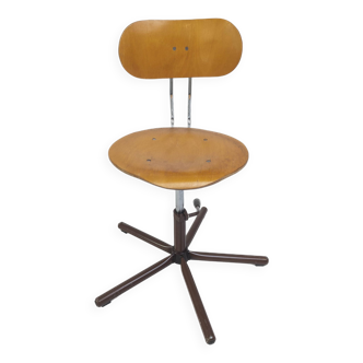 Swivel chair, KOVONA Czechoslovakia 1970s VINTAGE. Industrial
