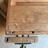 Vintage solid beech workbench (renovated)
