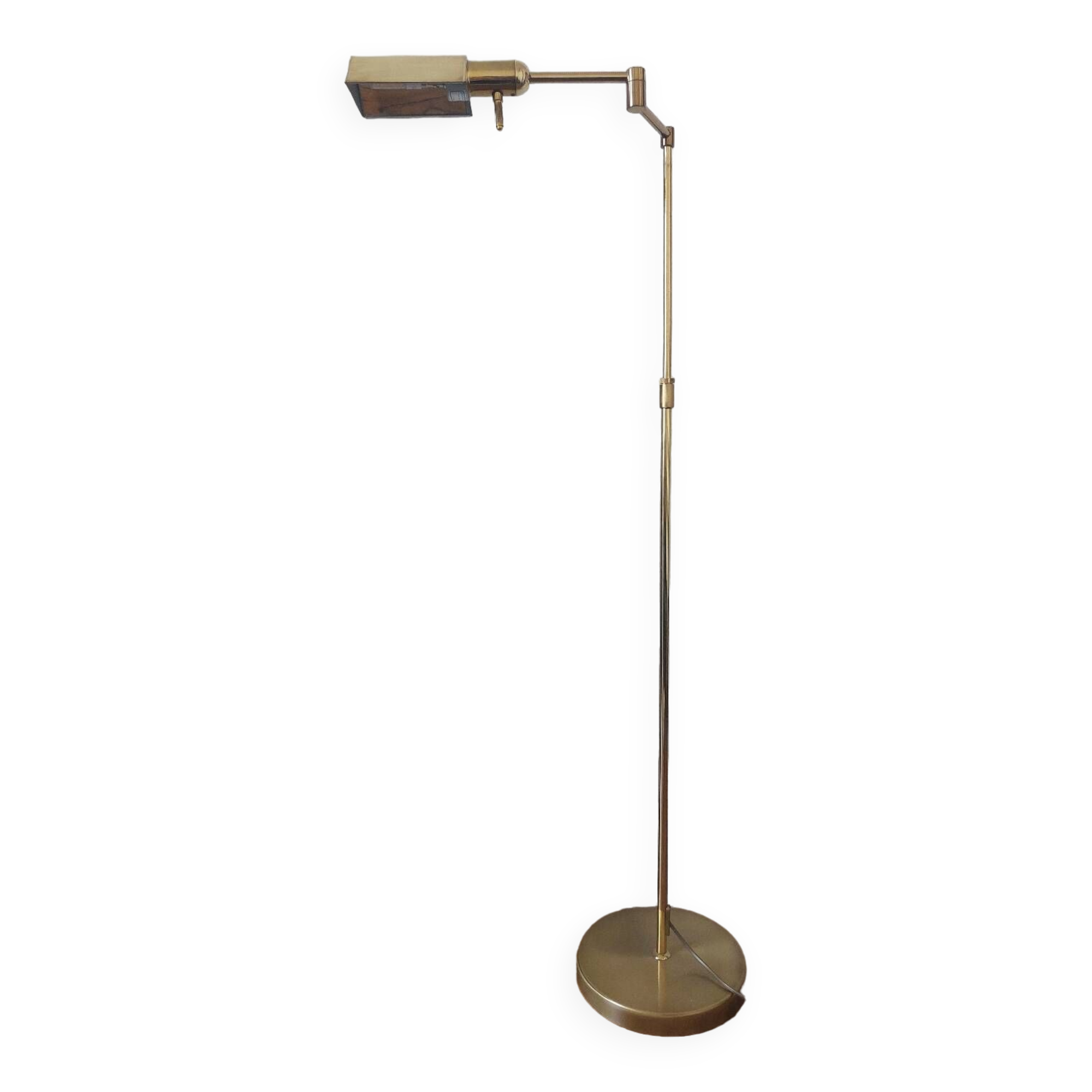 Vintage brass floor lamp