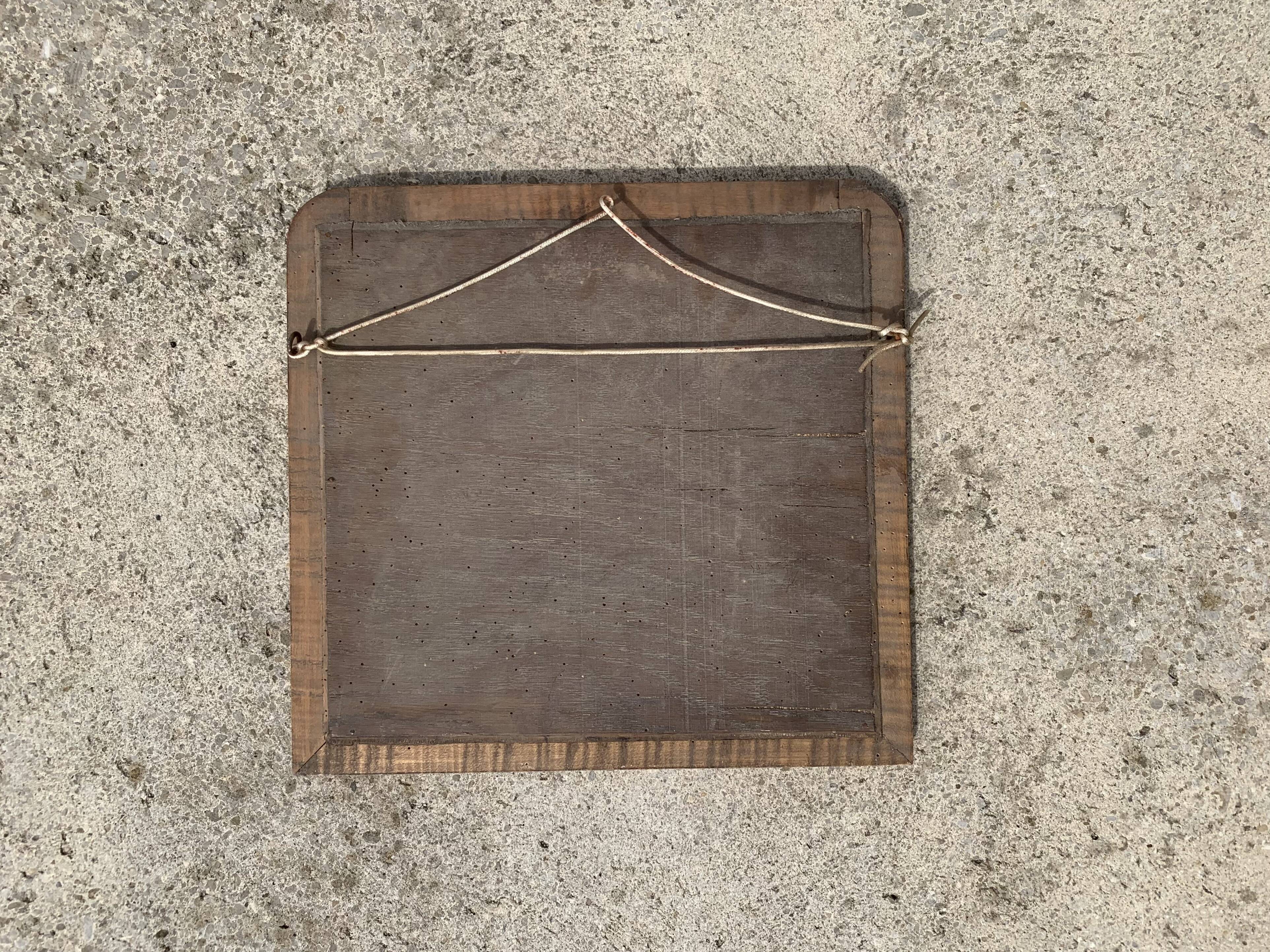 Old Art Deco mirror 38x36cm