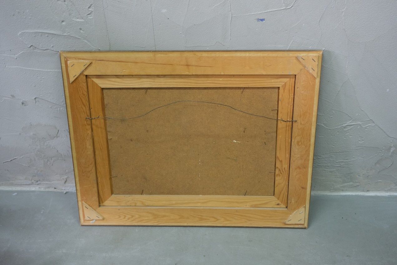 John Börén ( 1903-1983 ), Swedish Modern Painting, 1960s, Oil on Panel, Framed