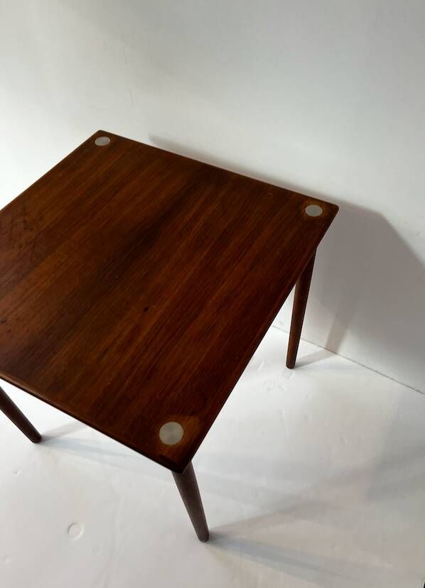 Table d'appoint carré en palissandre