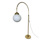 Large Art Deco floor lamp in brass