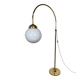 Large Art Deco floor lamp in brass