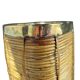 Rattan & Brass Planter | Italy 1970s