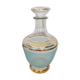 Blue and gold glass decanter