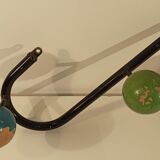 Vintage wood ball coat holder