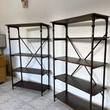 PAIR OF THEODORE SCHERF SHELVES