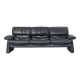 3-seater Leather Sofa Lugano by Erpo Int., Design 1985
