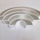 Tremiti Tondo Bowls in Ceramic by Angelo Mangiarotti for Danese Milano, 1964, Set of 3