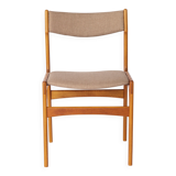 1 of 4 Vintage Danish Teak Dining Chair – 1960s, Reupholstered in Grey