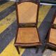 Louis XVI style caned chairs