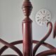 Parrot coat rack in turned wood