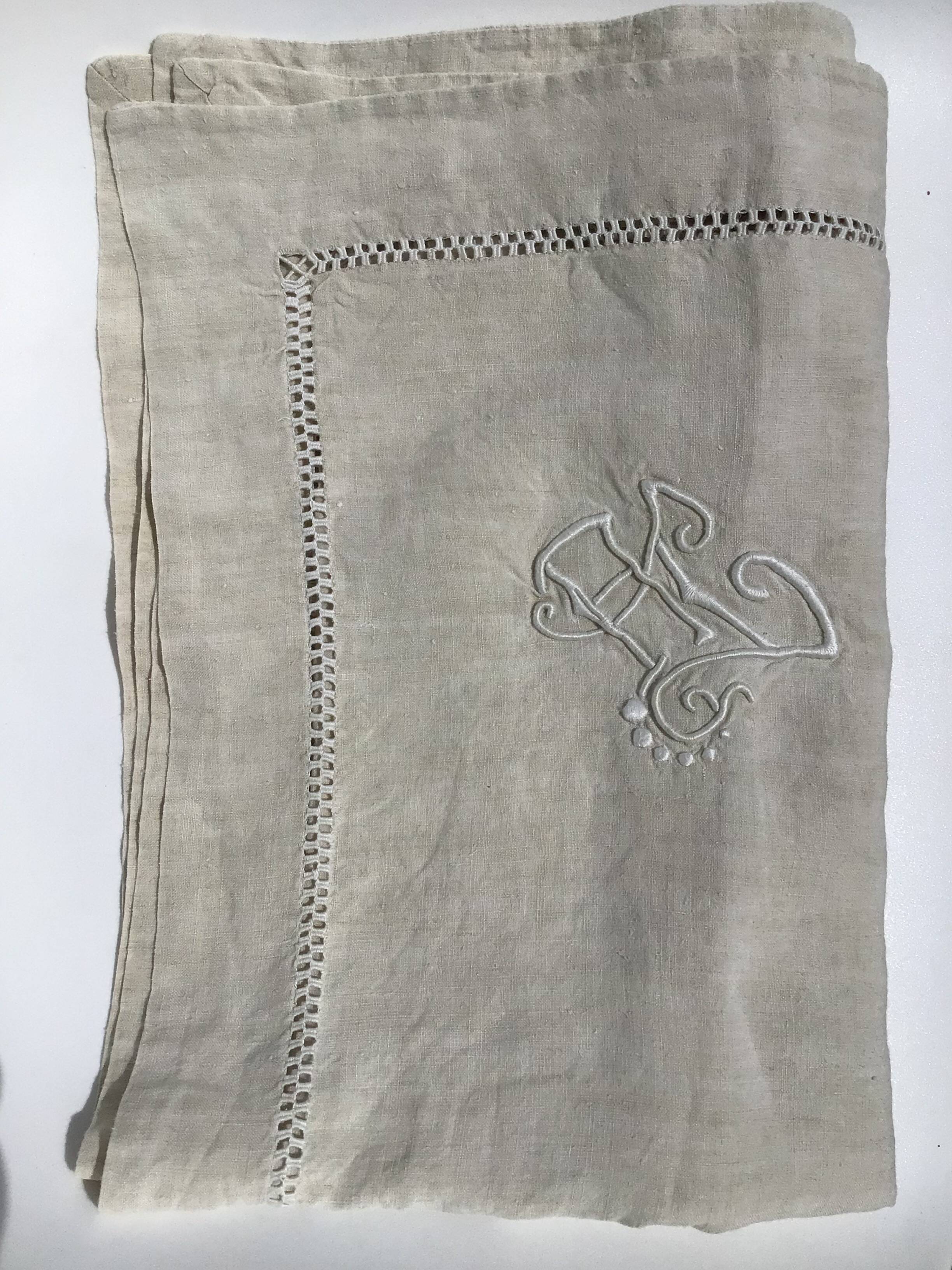 New linen pillowcase embroidered AC day double checkerboard