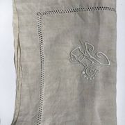 New linen pillowcase embroidered AC day double checkerboard