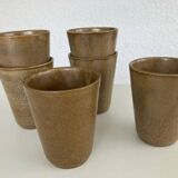 Verres, gobelets en grès