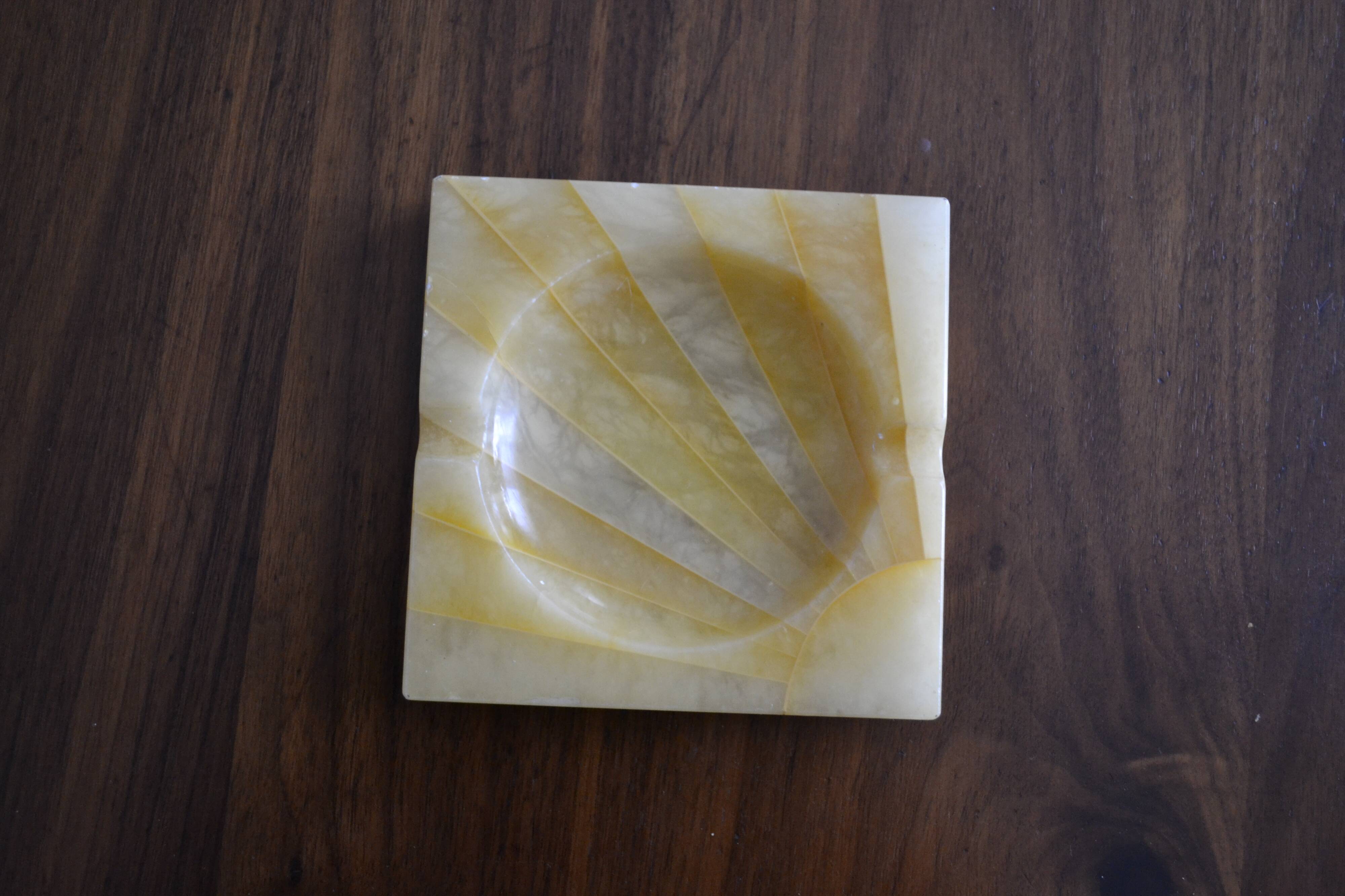 Sunbeam marble ashtray