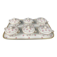 Rovina Epinal service to jars of porcelain cream early twentieth century