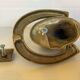 Brass horse door knocker