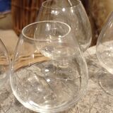 Ensemble carafe et sept verres alcool