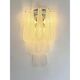 Clear “Conchiglie” Murano Glass Gold Wall Sconce by Simoeng