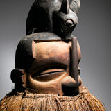 African mask Yaka Suku - Ethnic decoration of Congo