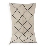 Handmade moroccan berber carpet 207 x 97 cm