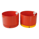 Pair of Round planters by Nena Balsari for Vastill 1970