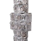 Grandes appliques murales en cristal Kinkeldy des années 1970, Allemagne.