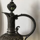 Aiguière étain et verre soufflé XIX style renaissance
